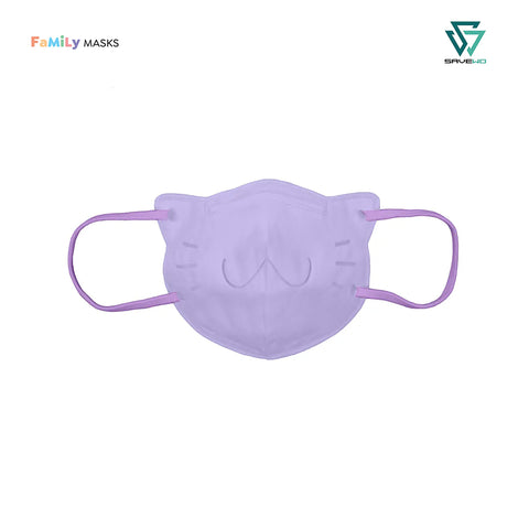 SAVEWO 3DMEOW KF94 KIDULTS - Wisteria (for small face adults or teenagers