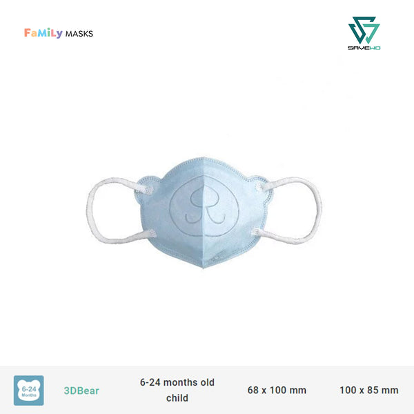 SAVEWO 3DBEAR INFANTS (Blue) - 6-24 months old