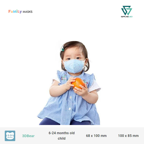 SAVEWO 3DBEAR INFANTS (Blue) - 6-24 months old