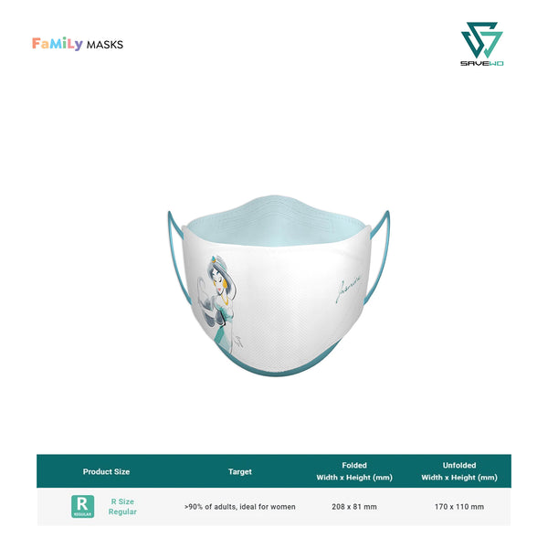3DMASK DISNEY PRINCESS KF94 (JASMINE) - Regular (R) Adults