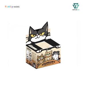 SAVEWO 3DMEOW KF94 KIDULTS - 3 Fun Designs (for small face adults or teenagers)