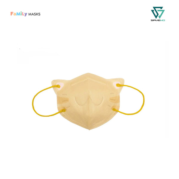 SAVEWO 3DMEOW KF94 KIDULTS - 3 Fun Designs (for small face adults or teenagers)