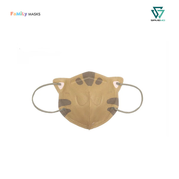 SAVEWO 3DMEOW KF94 KIDULTS - 3 Fun Designs (for small face adults or teenagers)