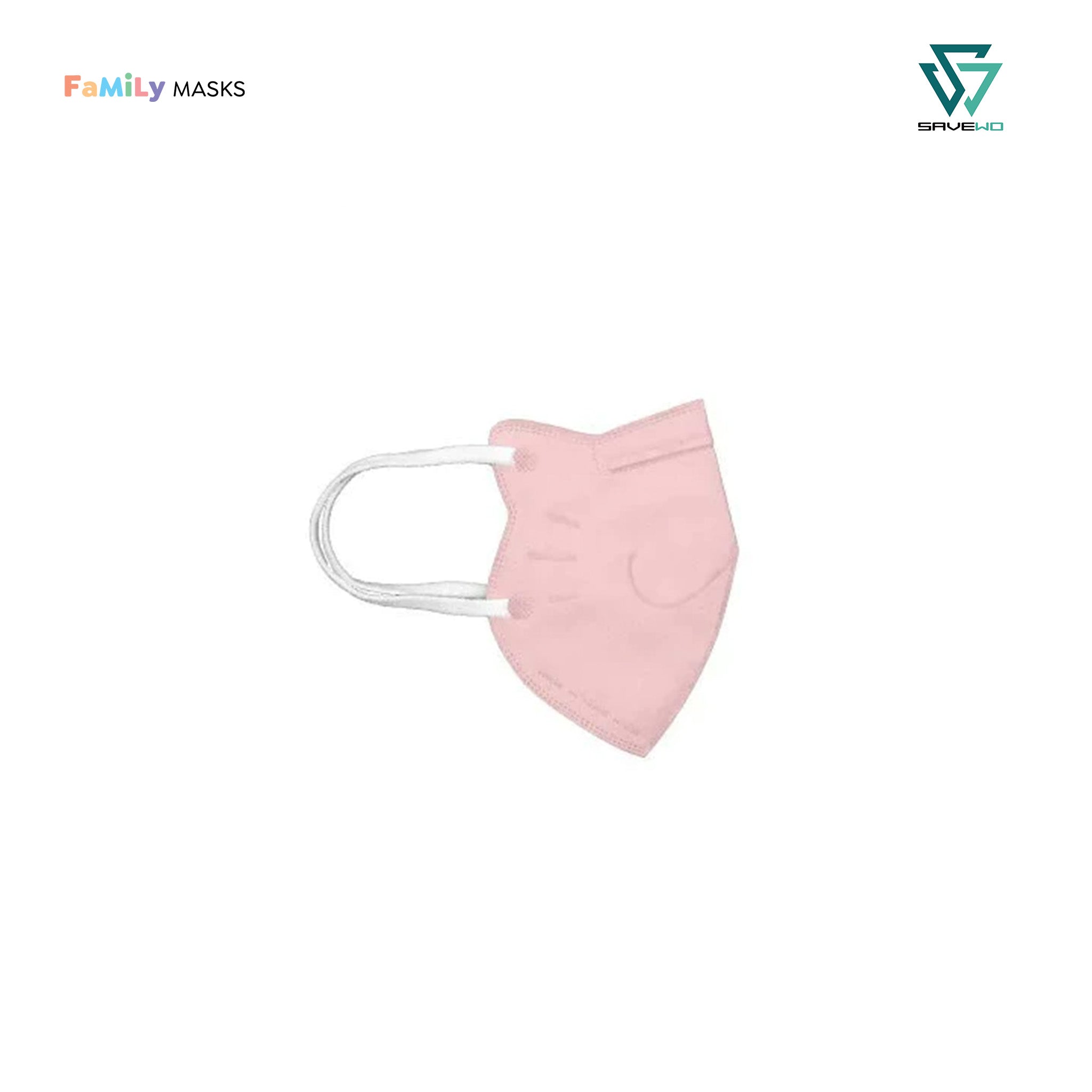 SAVEWO 3DMEOW KF94 KIDULTS - Pink (for small face adults or