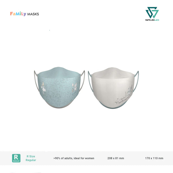 3DMASK ALICE IN WONDERLAND KF94 (Lake Green) - Regular (R) Adults