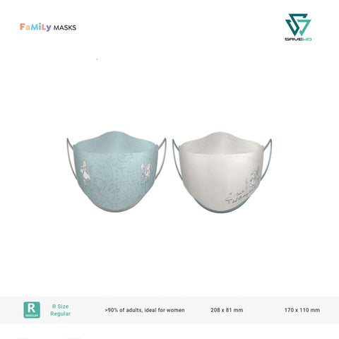 3DMASK ALICE IN WONDERLAND KF94 (Lake Green) - Regular (R) Adults
