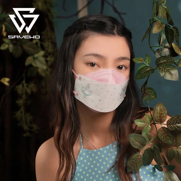 3DMASK ALICE IN WONDERLAND KF94 (Coral Pink) - Small (S) Adults
