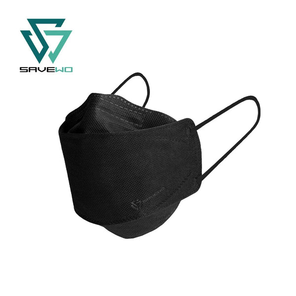 SAVEWO 3DMASK KURO KF94 (Black) - Medium (M) Adults