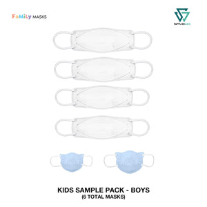 Kids Sample Pack - Boys (6 total masks)