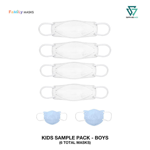 Kids Sample Pack - Boys (6 total masks)