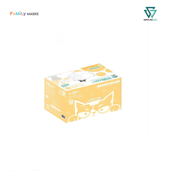 SAVEWO 3DMEOW KF94 ADULTS - White