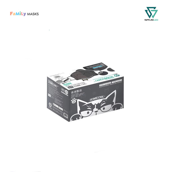 SAVEWO 3DMEOW KF94 ADULTS - Grey